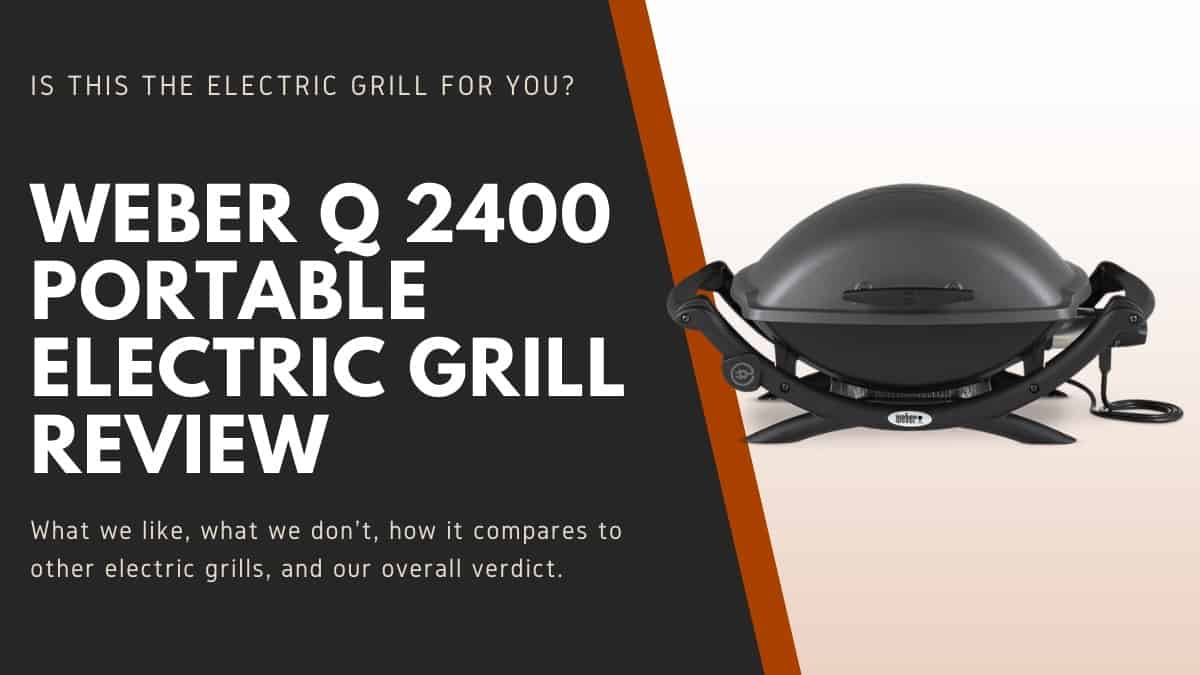 Weber Q 2400 Portable Electric Grill - Dark Gray